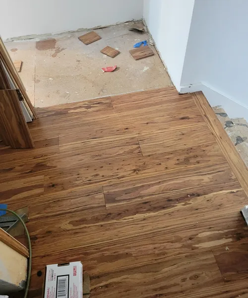 Floor and Step Installation in Everett 